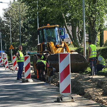 Kamie Pomorski: Drogowcy rozpoczli prace na ulicy Woliskiej