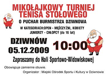 Mikoajkowy Turniej Tenisa Stoowego