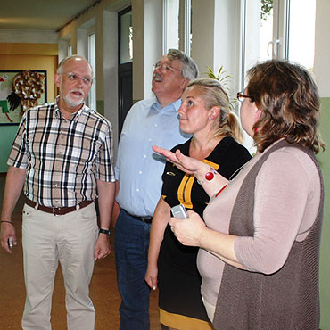 Delegacja gminy Kalkar w Wolinie