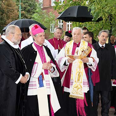 Po 1025 latach Duńczycy modlili się w wolińskiej Kolegiacie