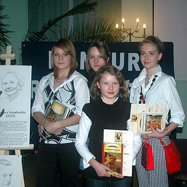 Konkurs recytatorski w wolińskim gimnazjum