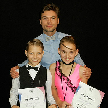 Jakub i Julia na podium w konkursie taca towarzyskiego