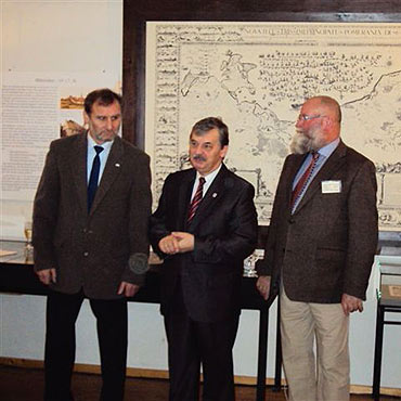 Wolin przekaza map Lubinusa  dla Stowarzyszenia Zamku Stolpe