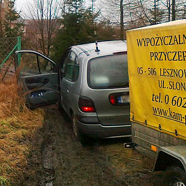 Droga do Rabia od 20 lat wyglda jak pobojowisko