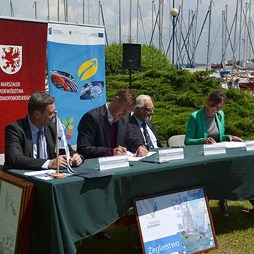 Marina Kamie Pomorski podpisaa umow o dofinansowanie 