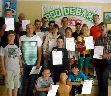 Ostromice: Ukoczyli kurs. Potrafi udzieli pierwszej pomocy