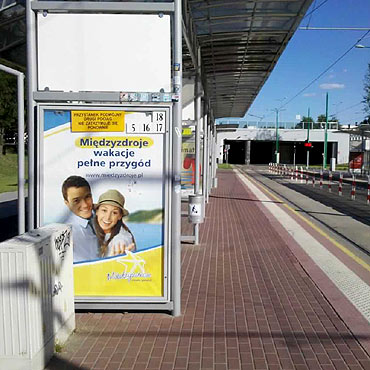 Midzyzdroje promuj si na poznaskich przystankach