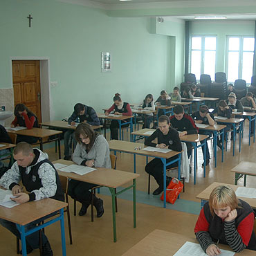 Gimnazjaliści pisali próbne egzaminy