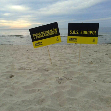 Midzyzdroje: Amnesty International organizuje akcj „SOS Europo”
