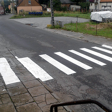 Koczewo: Mieszkaniec sam wymalowa przejcie dla pieszych