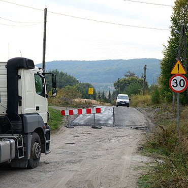 Remont ulicy Żwirowej w Wicku