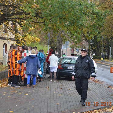 Poar i ewakuacja w szpitalu. To tylko wiczenia