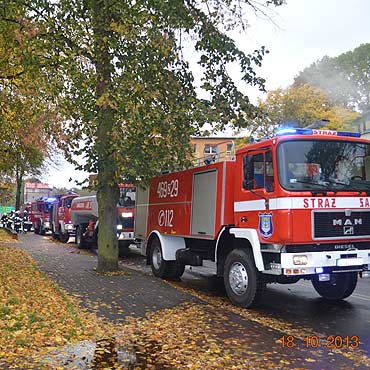 Poar i ewakuacja w szpitalu. To tylko wiczenia