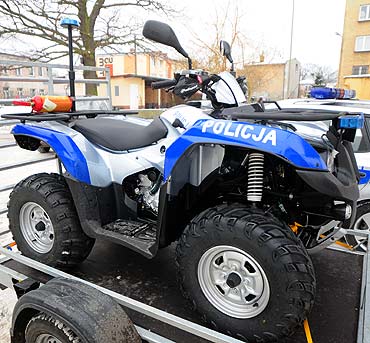 Policjanci dostali nowego quada