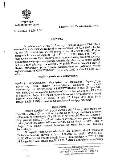 Wracając do sprawy: Czy mieszkaniec wygrał w sądzie z gminą