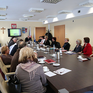 Posiedzenie komisji do spraw zbudowania strategii oświatowej na lata 2013-2020 w Kamieniu Pomorskim