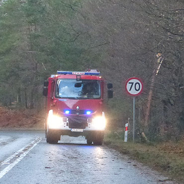 Do ponad 60 zwikszya si liczba interwencji straakw w powiecie kamieskim