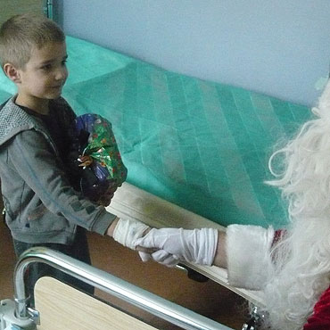 wity Mikoaj  w szpitalu w Kamieniu Pomorskim