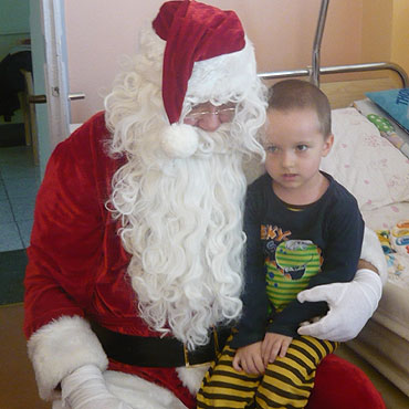 wity Mikoaj  w szpitalu w Kamieniu Pomorskim