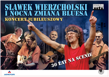 Koncert Sawka Wierzcholskiego i Nocnej Zmiany Bluesa w Kamieniu Pomorskim