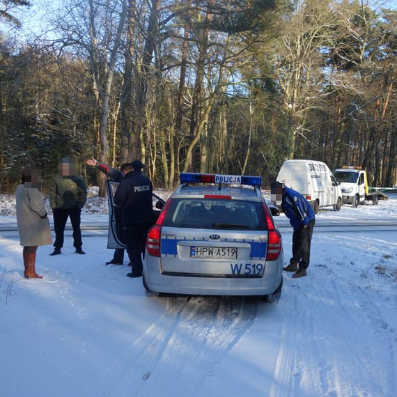 Stuczka na trasie ukcin- Dziwnwek. Kierowcy pouczeni