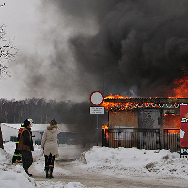 Dziwnw: Cakowicie spalia si smaalnia ryb