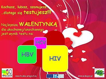 Test na HIV prezentem na Walentynki