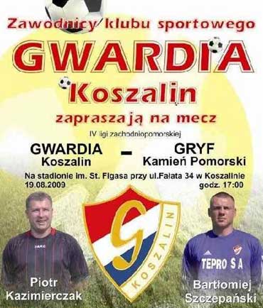 Gwardia - Gryf 3:2 (0:1)